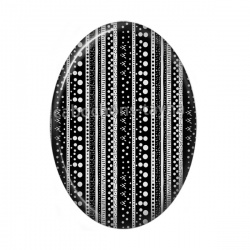 fond rayure noir et blanc ovale