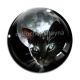 Cabochon Verre - chat