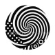 spirale noire et blanc
