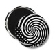 Magnet's - spirale noire et blanc