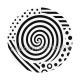 spirale noire et blanc