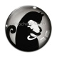 Cabochon Verre - chat