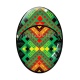 Cabochon Verre Ovale - forme ovale géométrique