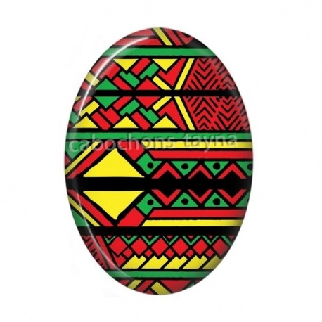 Cabochon Résine Ovale - forme ovale géométrique