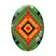 Cabochon Verre Ovale - forme ovale géométrique