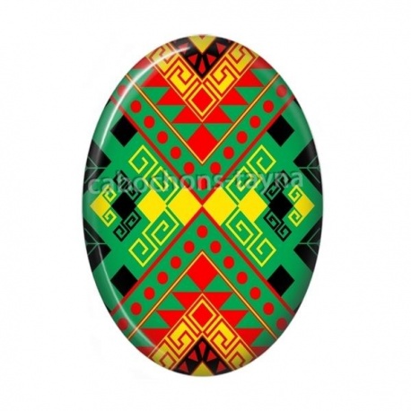Cabochon Résine Ovale - forme ovale géométrique