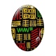 Cabochon Verre Ovale - forme ovale géométrique