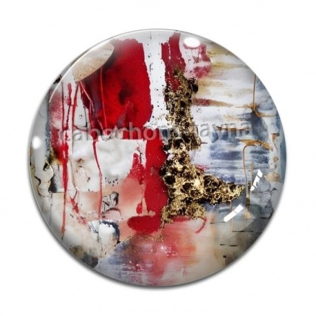 Cabochon Verre - abstrait