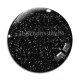 Cabochon Verre - fond brillant noir