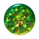 fond paillette vert