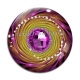 Cabochon Verre - spirale brillante