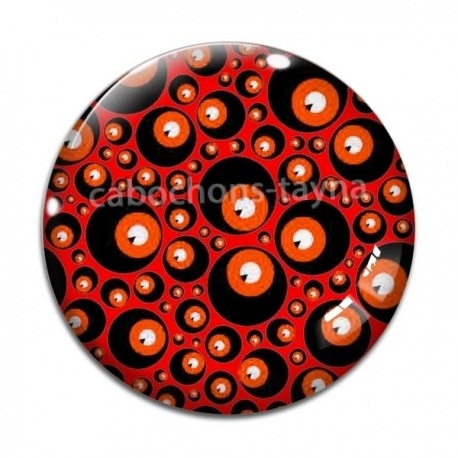 Cabochon Verre - fond rond