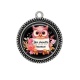 Pendentif Cabochon Argent - une chouette maman