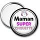 Miroir de poche - maman super chouette
