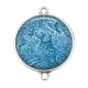Connecteur Cabochon Argent - chien