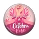 Cabochon Résine - octobre rose