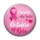 Cabochon Résine - octobre rose