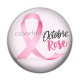Cabochon Résine - octobre rose