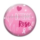 Cabochon Verre - octobre rose
