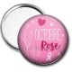 Miroir de poche - octobre rose