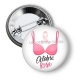 Badge - octobre rose