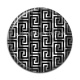 Cabochon Résine - Fond tribal noir et blanc
