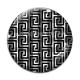Cabochon Verre - Fond tribal noir et blanc