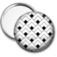 Miroir de poche - Fond Géométrique noir et blanc