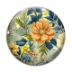 Cabochon Verre - fleur