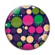 Cabochon Verre - pois multicolore