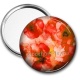 Miroir de poche - coquelicot rouge