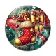Cabochon Verre - botte de noël