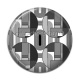 Cabochon Résine -  motif géométrique