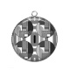 Pendentif Cabochon Argent -  motif géométrique