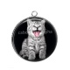 Pendentif Cabochon Argent - chaton