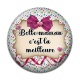 Cabochon Résine - ma belle mère c'est la meilleure