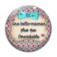 Cabochon Verre - une belle maman plus que formidable