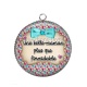 Pendentif Cabochon Argent - une belle maman plus que formidable
