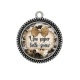 Pendentif Cabochon Argent - une super belle soeur