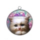 Pendentif Cabochon Argent - chaton