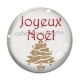Cabochon Verre - joyeux noël