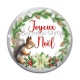 Cabochon Verre - joyeux noël