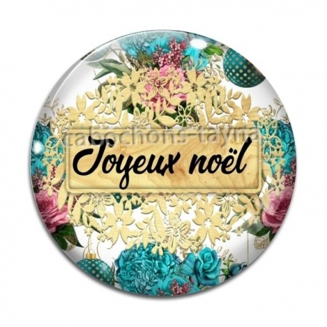 Cabochon Verre - joyeux noël