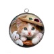 Pendentif Cabochon Argent - chaton