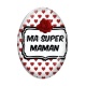 Cabochon Verre Ovale - ma super maman