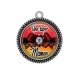 Pendentif Cabochon Argent - super maman
