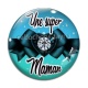 Cabochon Verre - super maman