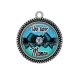 Pendentif Cabochon Argent - super maman