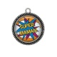 Pendentif Cabochon Argent - super maman