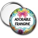 Miroir de poche - adorable frangine